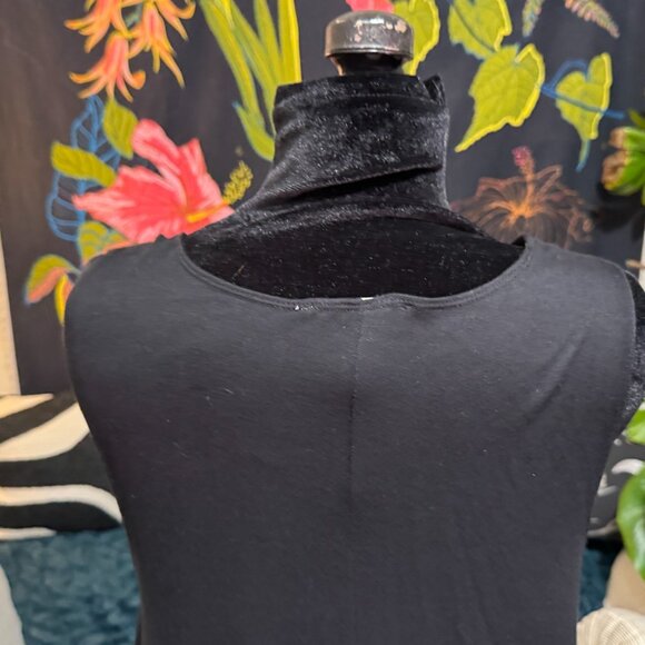 Forever21 Jersey A-Line Mini Swing Tank Dress, Black, Medium - Picture 9 of 12